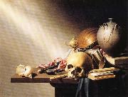 Harmen van Steenwyck An Allegory of the Vanities of Human Life oil painting